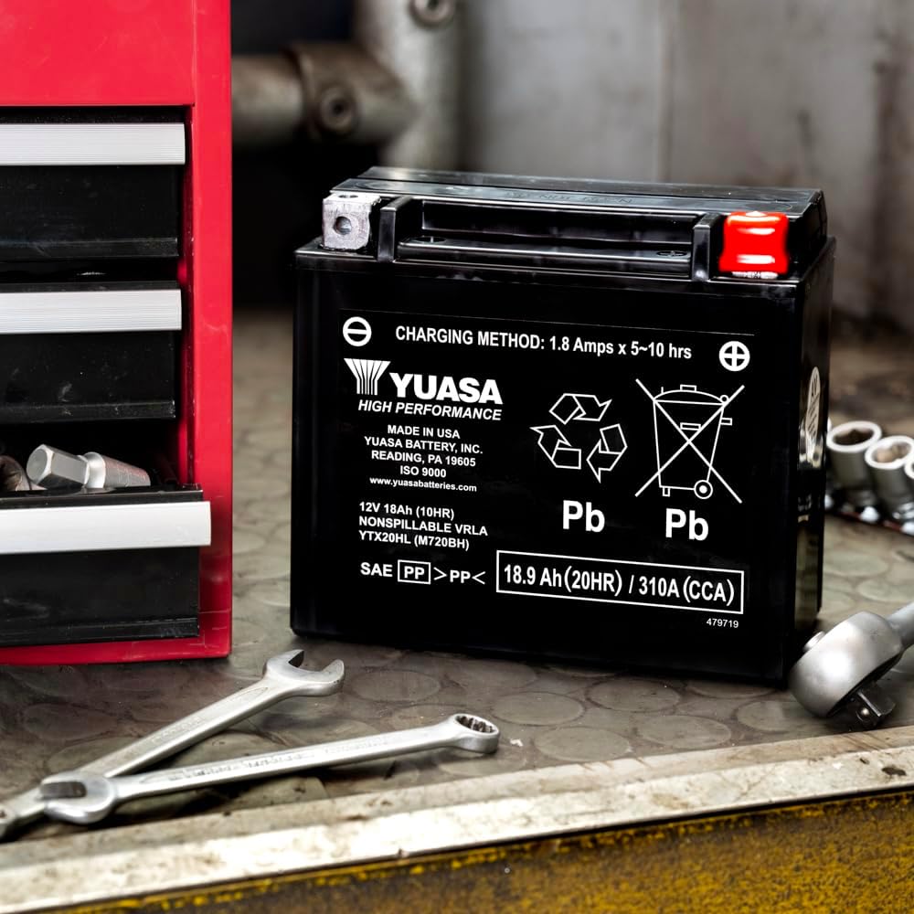 Detalle de Yuasa YTX20HL Batterie moto 12 V 310 CCA AGM VRLA sans entretien