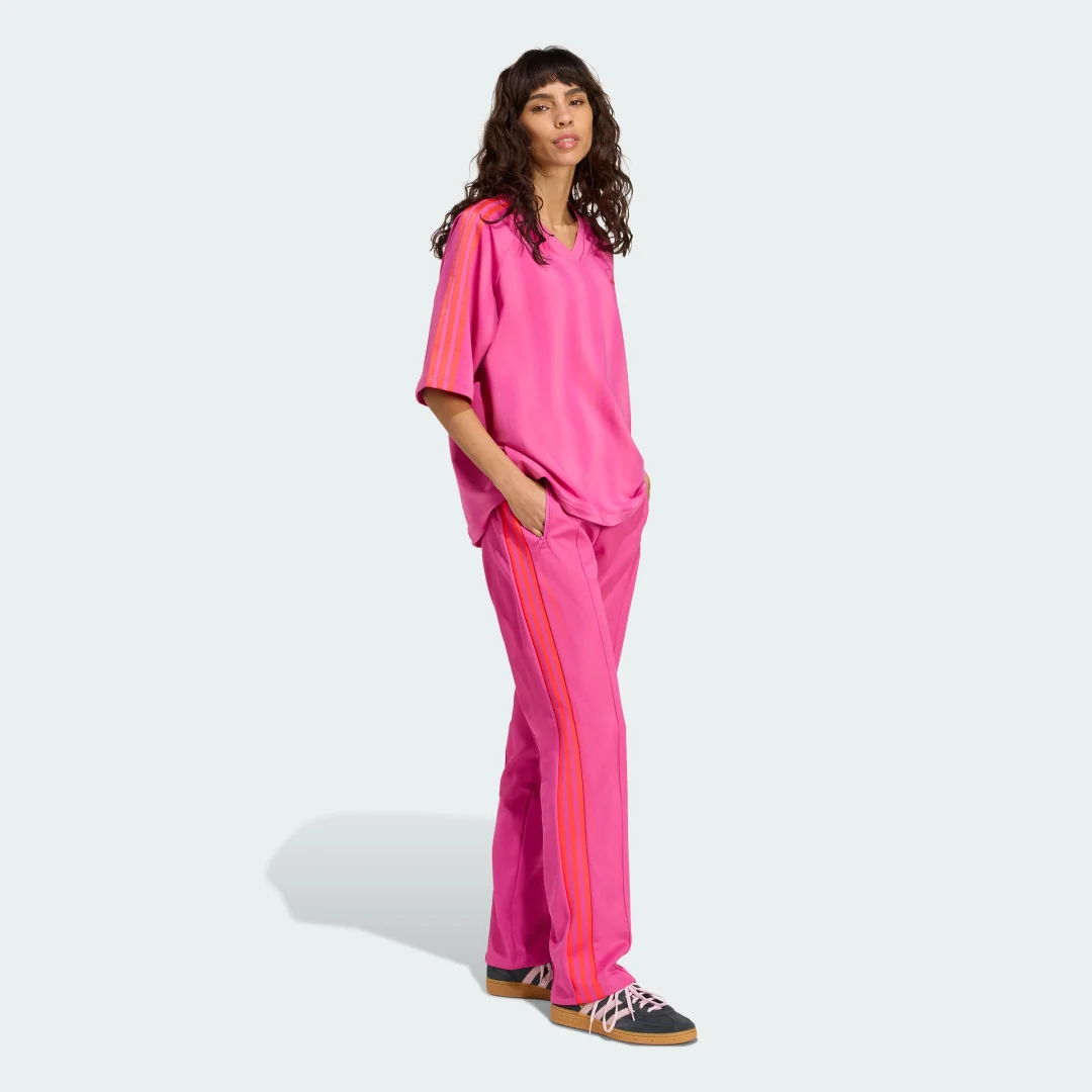 Thumbnail 2 de Camiseta Loose Linear Adidas Rosa