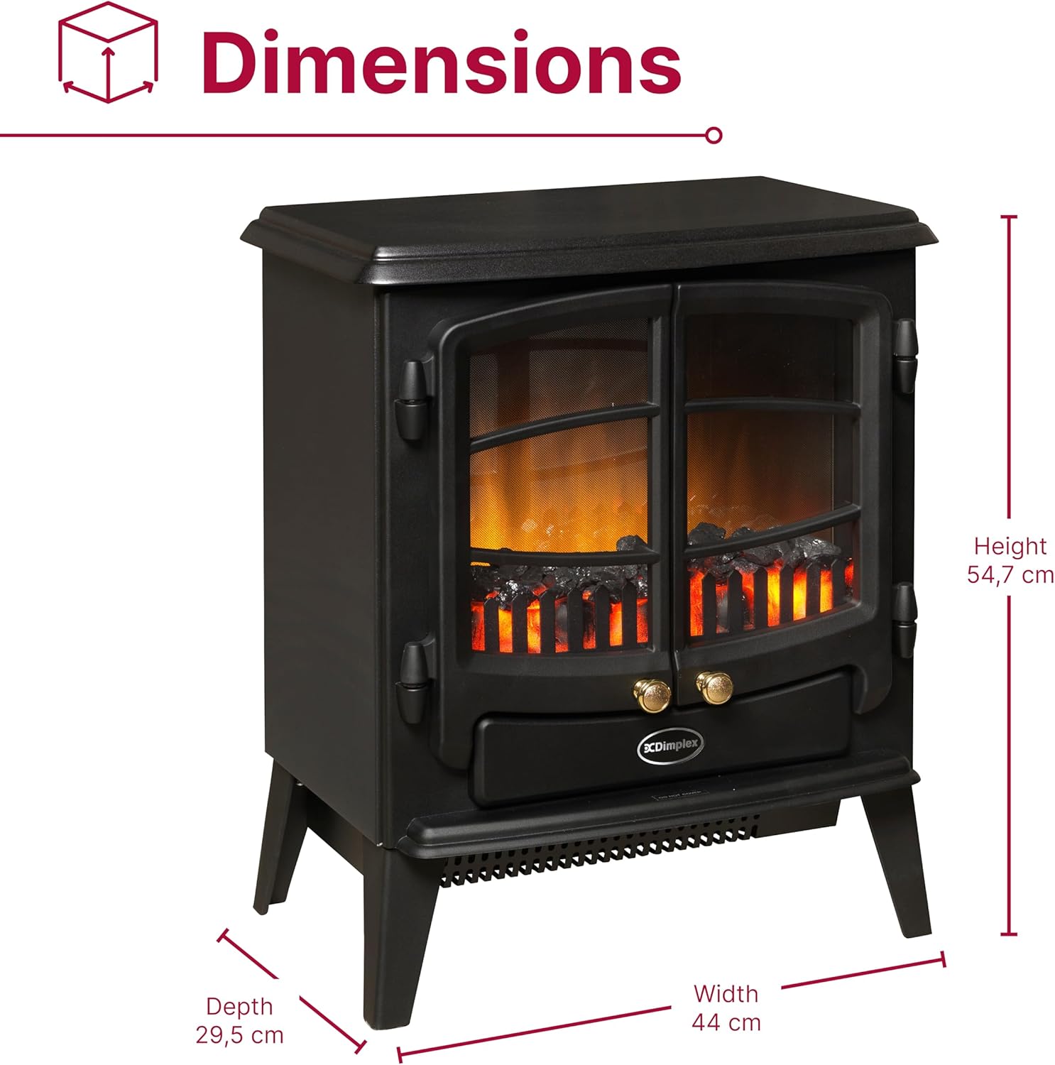 Thumbnail 5 de Dimplex Tango Optiflame 2kW electric stove