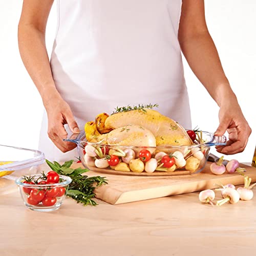 Detalle 2 de Pyrex Irresistible - Plato rectangular de vidrio para hornear 🍽
