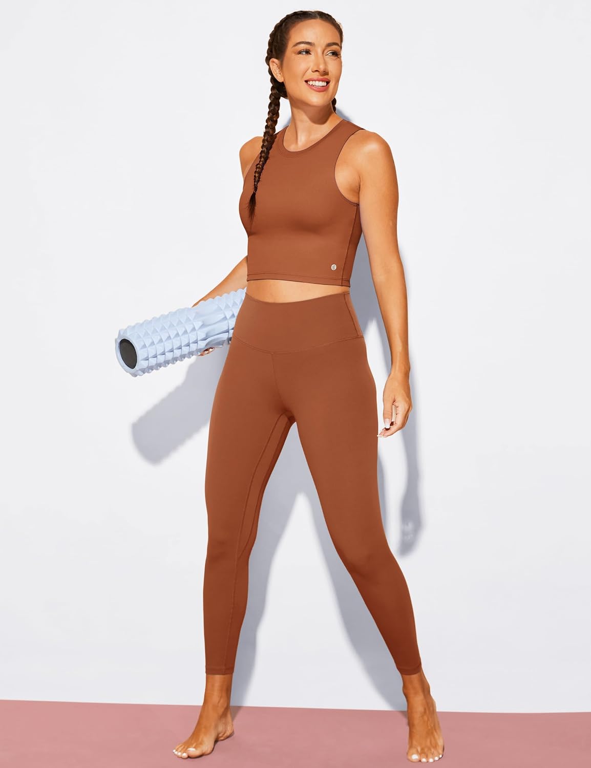 Thumbnail 4 de BAYDI Nudi Sport Damen-BH ohne Bügel als Crop-Top (Yoga/Fitness), abnehmbare gepolsterte Pads