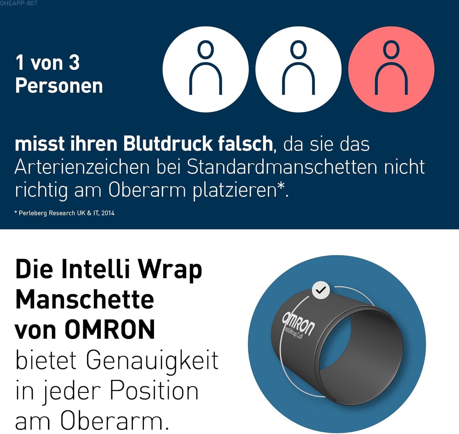 Thumbnail 3 de OMRON X3 Comfort AFib – Digitales Oberarm-Blutdruckmessgerät mit AFib-Erkennung