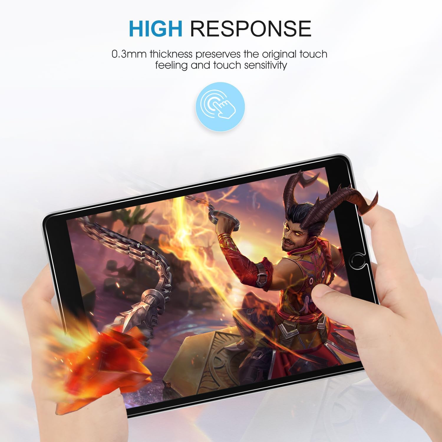Thumbnail 6 de SPARIN Panzer Schutz Glas für iPad 9. Generation (10,2 Zoll) – 2er-Set