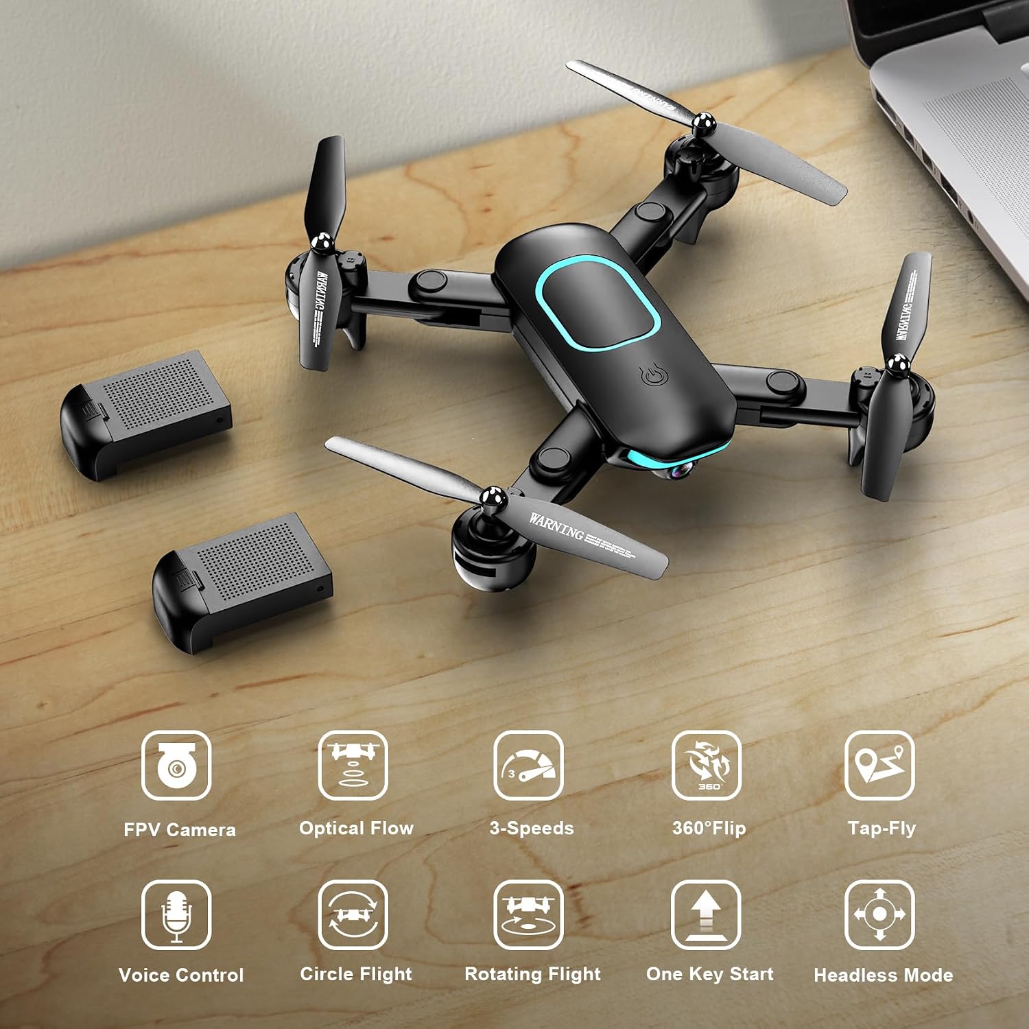 Thumbnail 6 de Unknown Brand Foldable Drone 1080P Camera