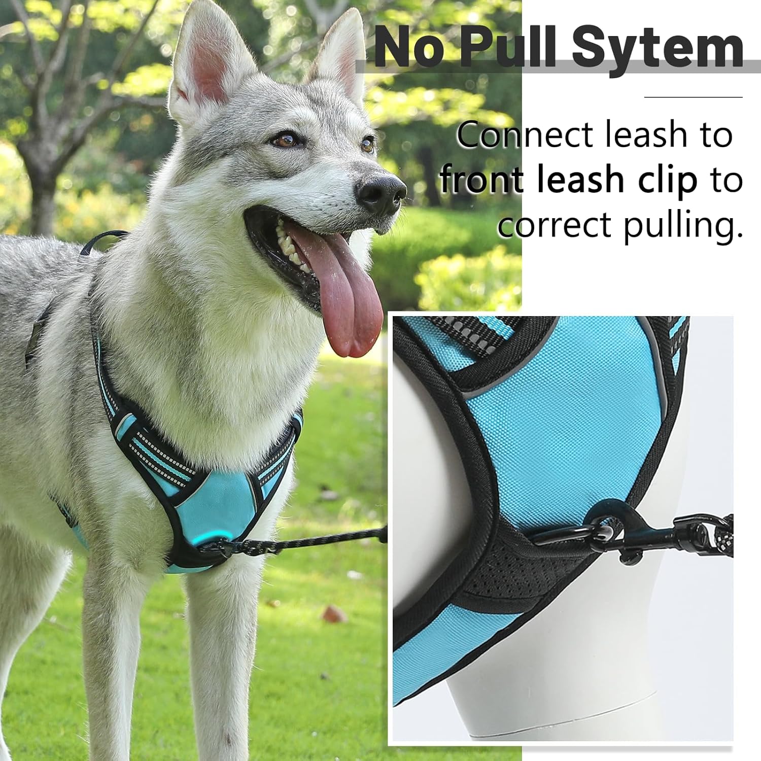 Thumbnail 3 de Belababy Dog Harness No Pull S