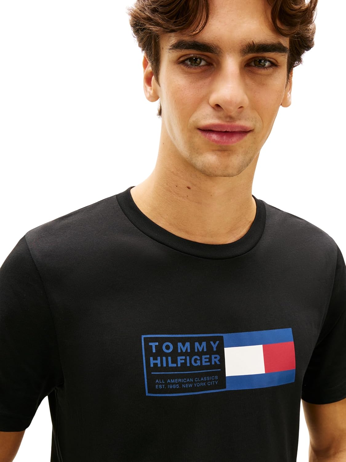 Detalle 2 de Tommy Hilfiger T-Shirt Uomo Art MW0MW42366
