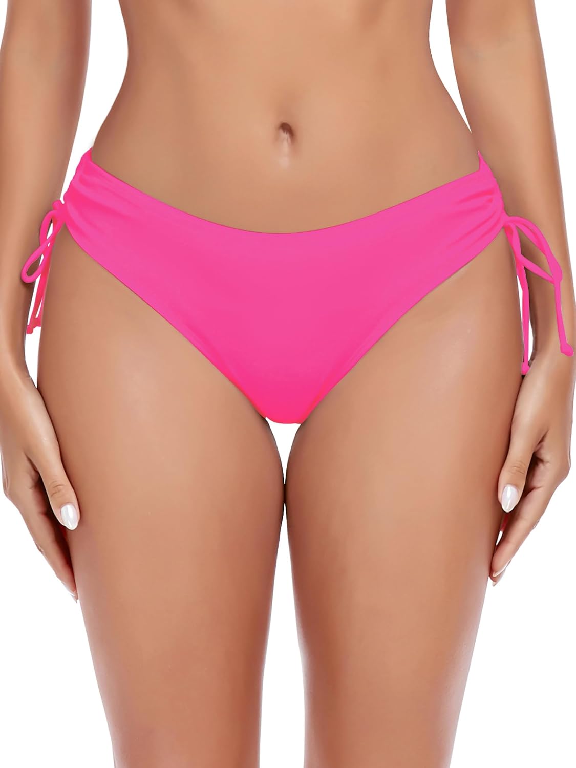 Detalle de Ocean Blues women’s full coverage tie-side bikini bottom