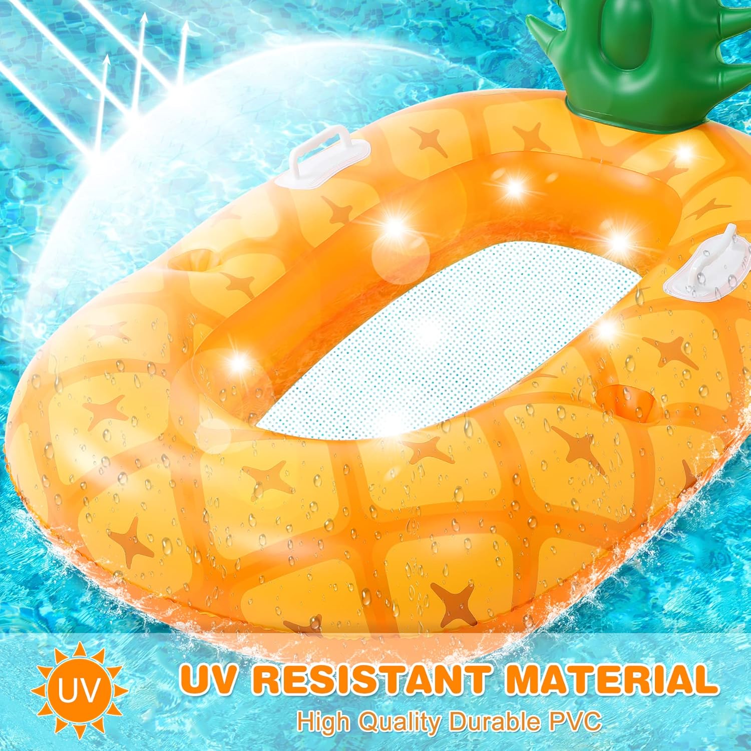 Detalle de COOLJOYA Flottant Hamac Gonflable – chaise longue piscine et plage en PVC sûr et léger