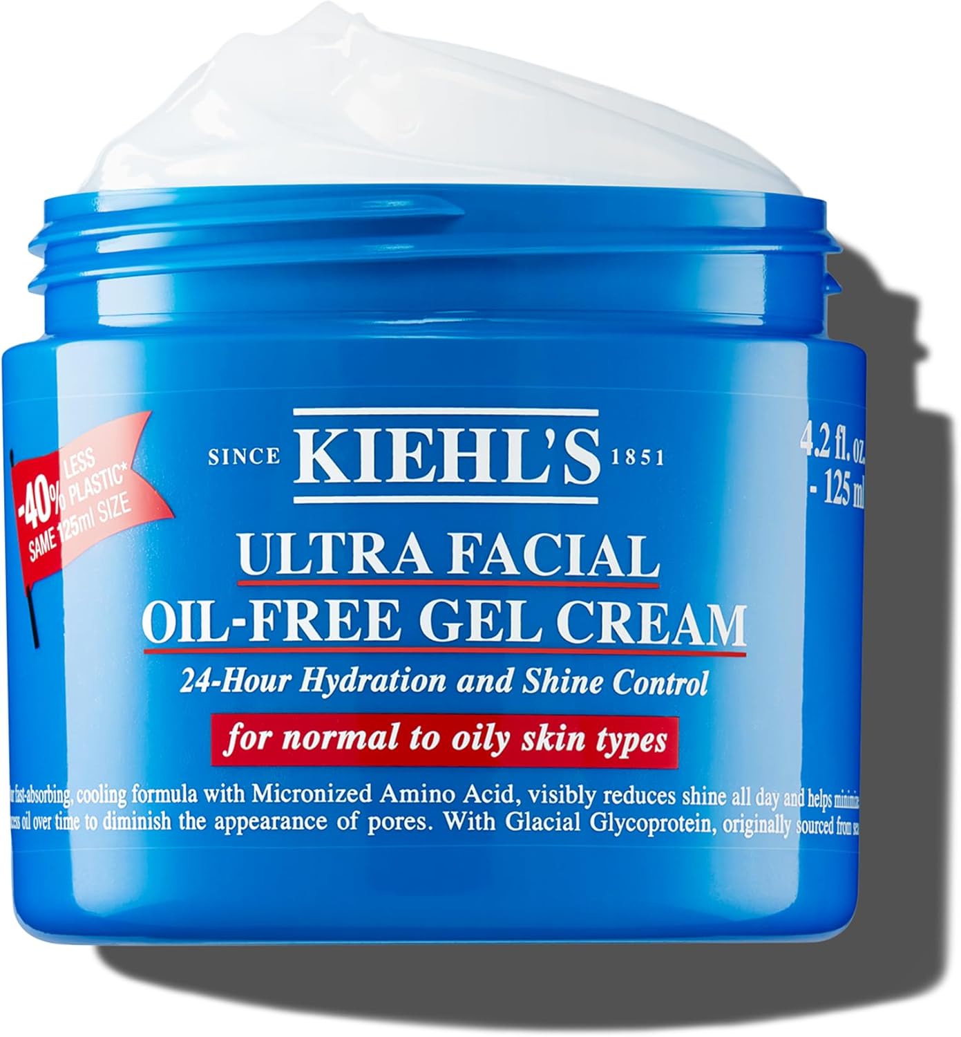 Detalle de KIEHL'S Ultra Facial Oil-Free Gel Cream: crema in gel idratante per pelli normali a grasse