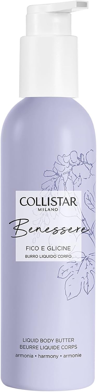 Detalle de Collistar Cofanetto Regalo Donna Benessere Fico e Glicine – Crema-Latte Doccia 250ml + Burro Liquido Corpo 50ml