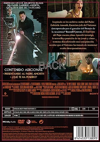 Detalle 2 de El exorcista del Papa (DVD) — Sony Pictures Home Entertainment