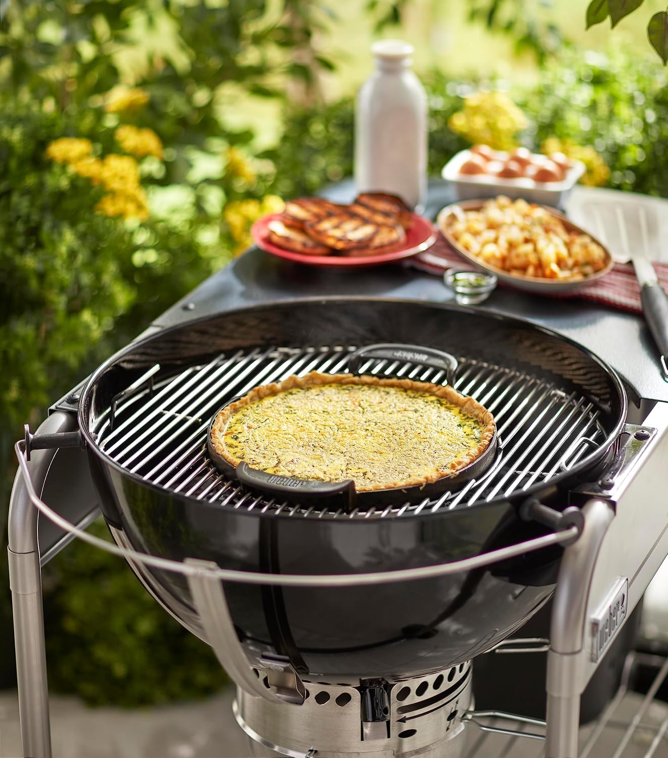 Detalle 1 de Weber 7421 – żeliwna płyta do Gourmet BBQ System, równomierne ciepło