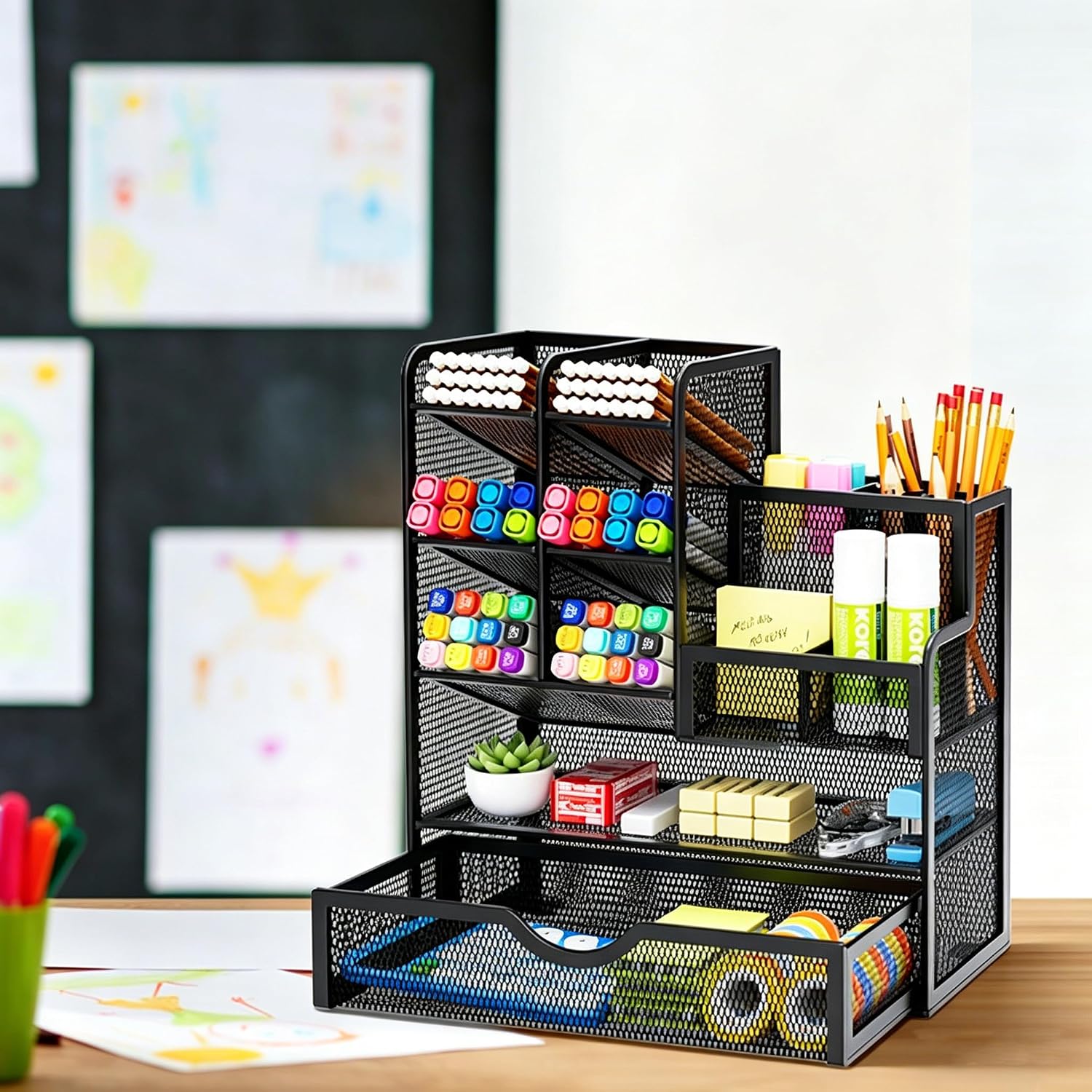 Thumbnail 6 de Marbrasse Mesh Desk Organiser