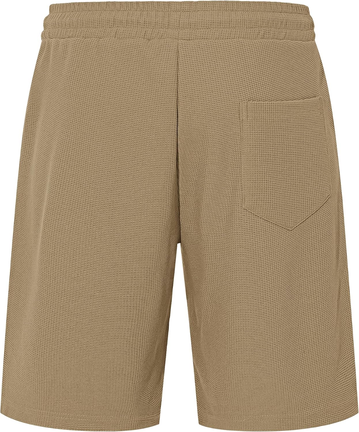 Detalle de TARAINYA Pantaloncini Waffle Uomo – Cotone Estivi con Coulisse, Regular Fit
