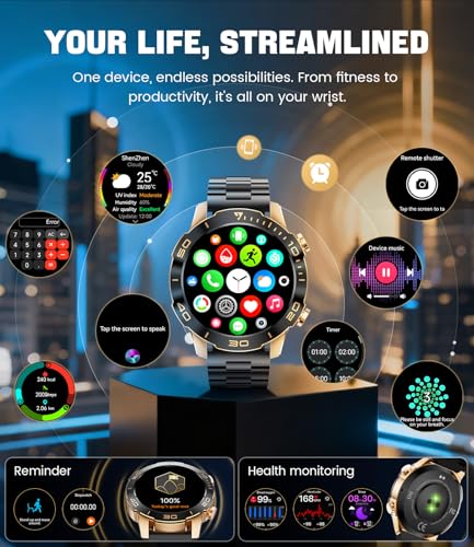 Thumbnail 6 de LIGE Montre Connectée Homme 1,43" AMOLED