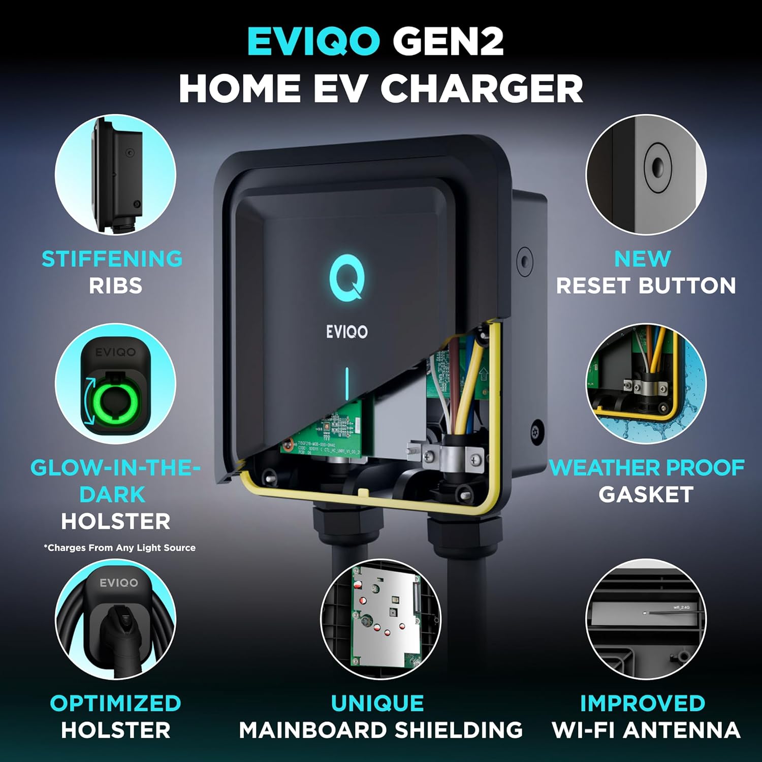 Thumbnail 4 de EVIQO Level 2 EV Charger 48 Amp 240V