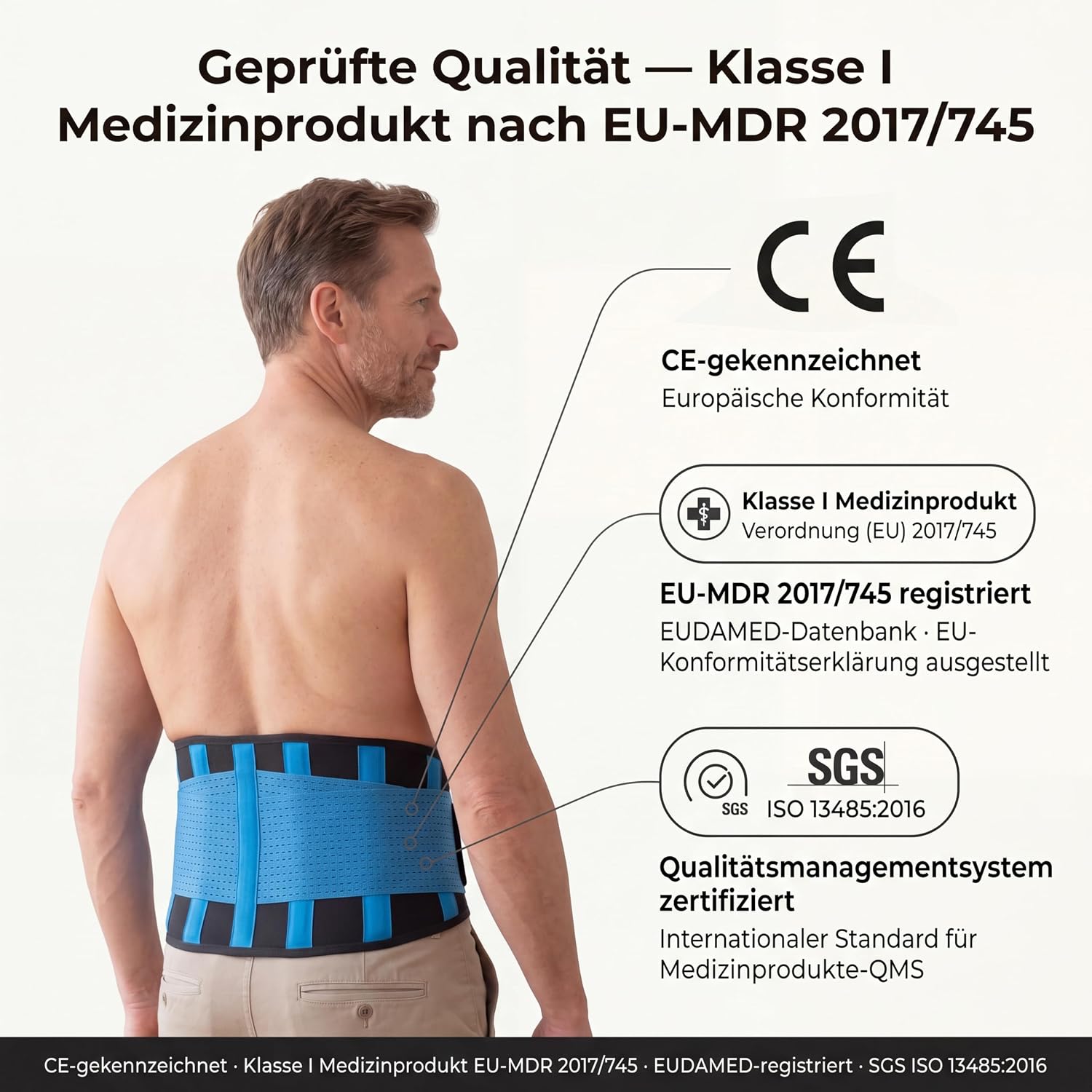 Thumbnail 5 de Rückenbandage Rückenstützgürtel für Lendenwirbel