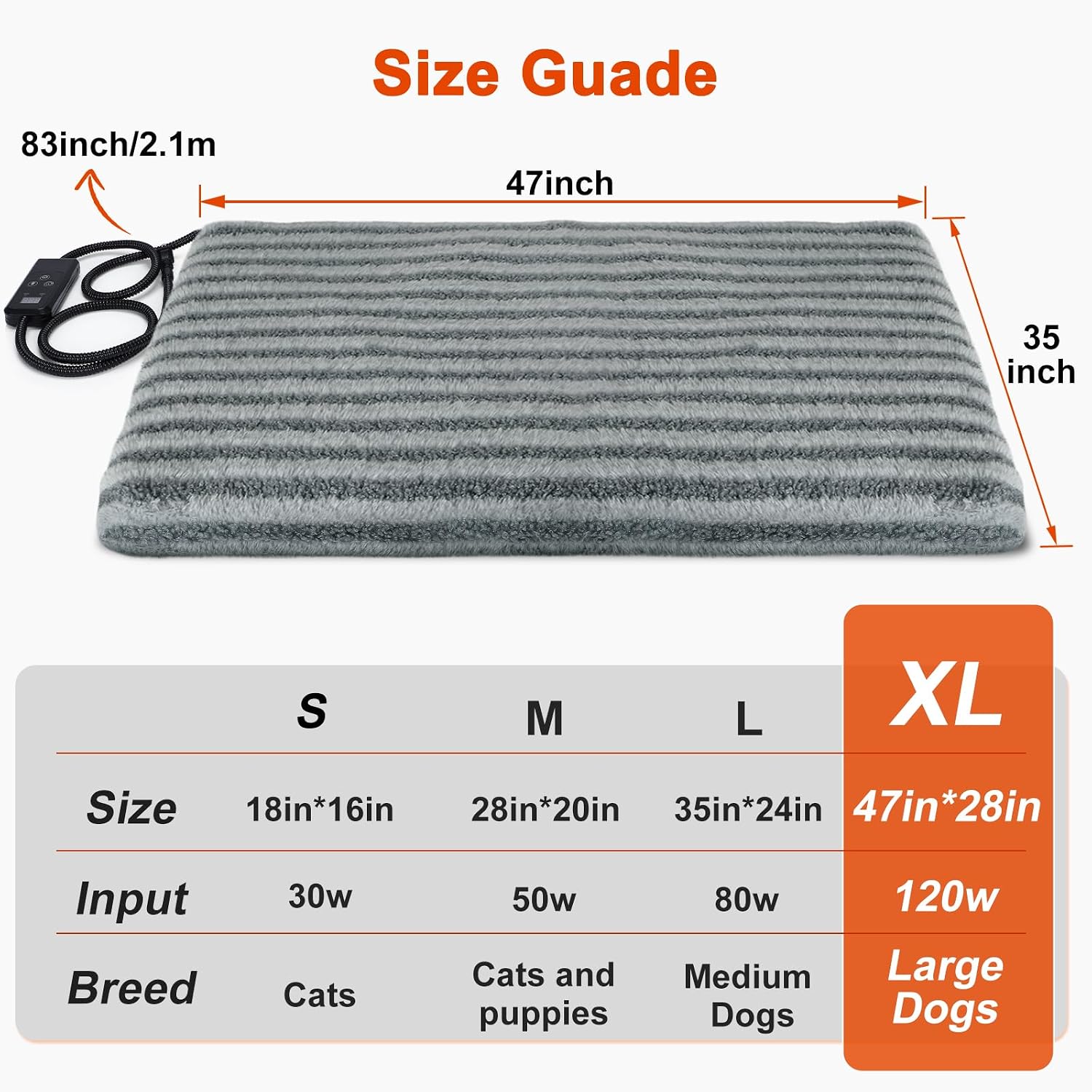 Thumbnail 6 de SHU UFANRO Pet Heating Pad 47" x 28