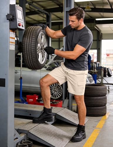 Detalle de iClosam Pantalones Cortos Cargo para Hombre de Algodón Ligero: comodidad, durabilidad y versatilidad