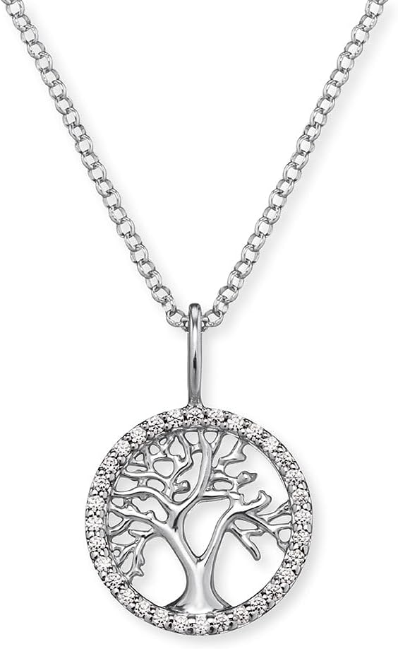 Detalle de Engelsrufer ERN-LILTREE-ZI Damen-Kette 40+4 cm
