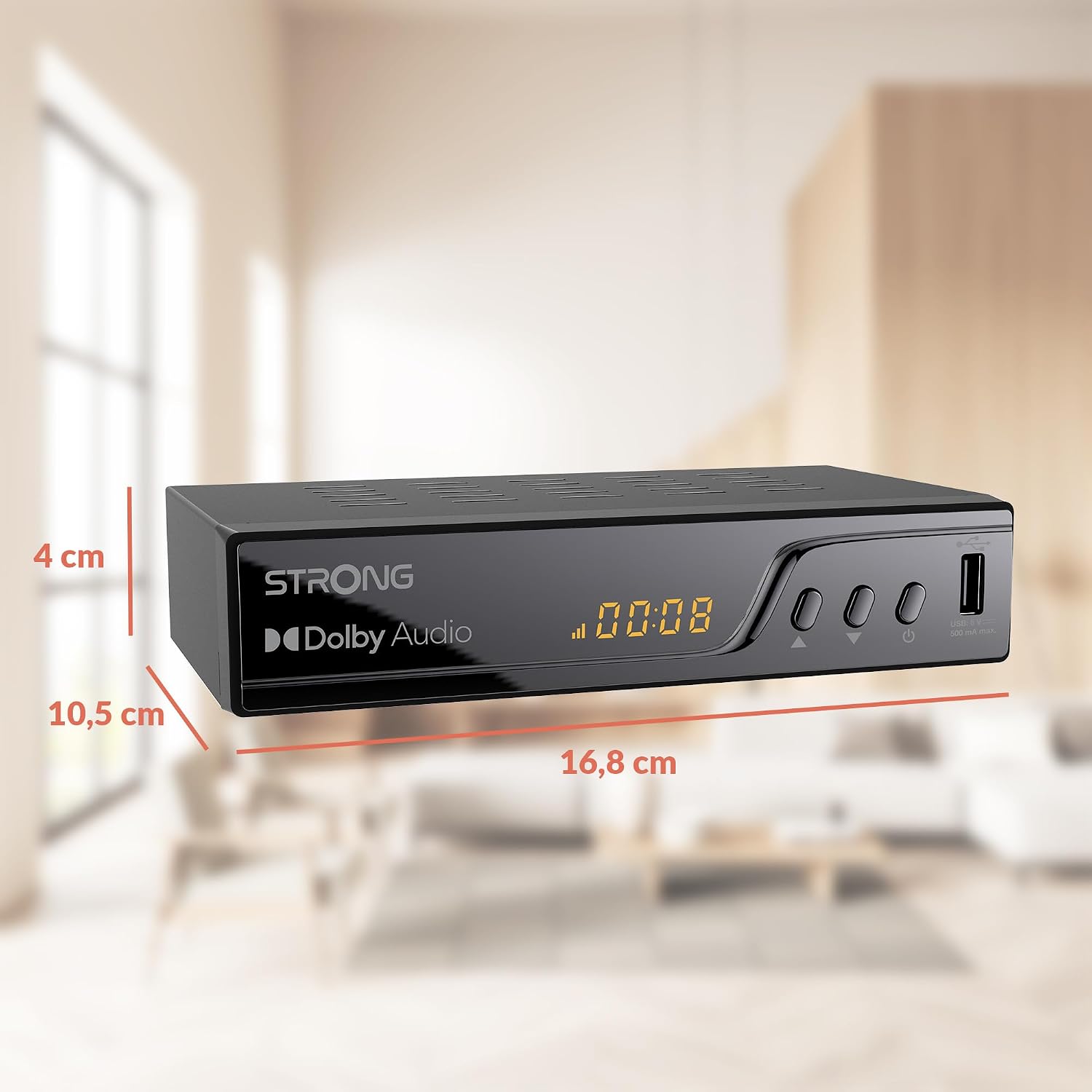 Detalle 2 de STRONG Decodificador TDT 4K UHD DVB-T2