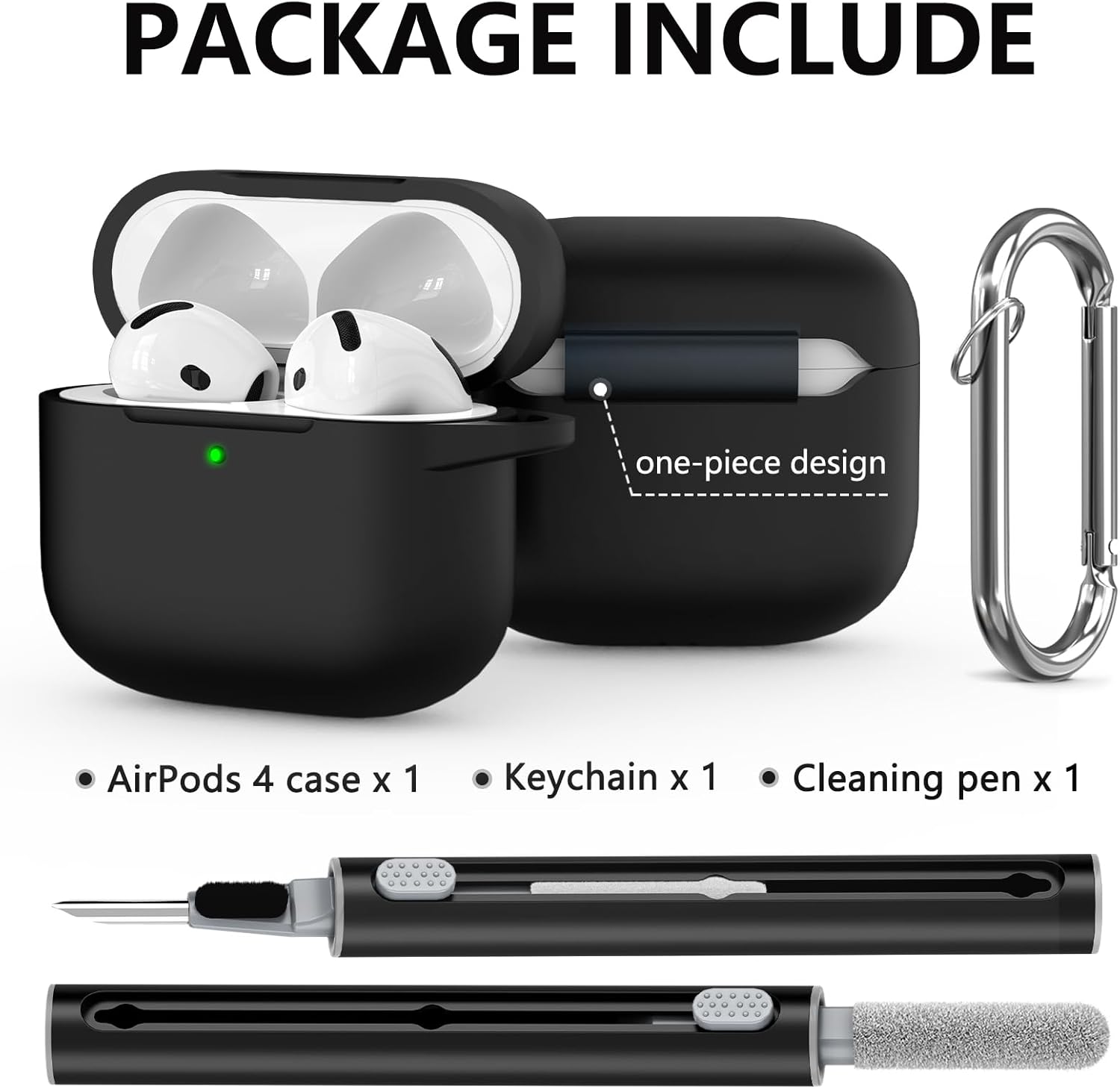 Thumbnail 2 de Ljusmicker AirPods 4 Case 2024 silicone cover