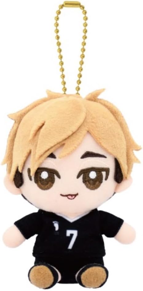 Detalle de バンダイナムコヌイ 2593283 ハイキュー!! 宮侑 Chibiぬいおすわりマスコット