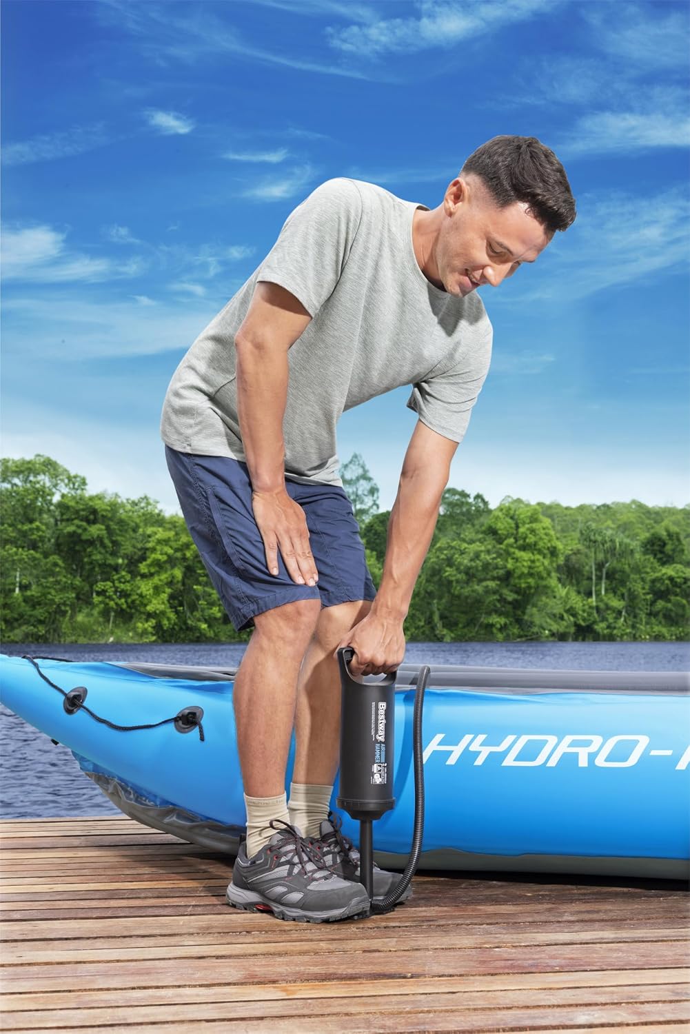 Detalle 2 de Bestway Air Hammer 1850 handpomp van PVC, 480 g