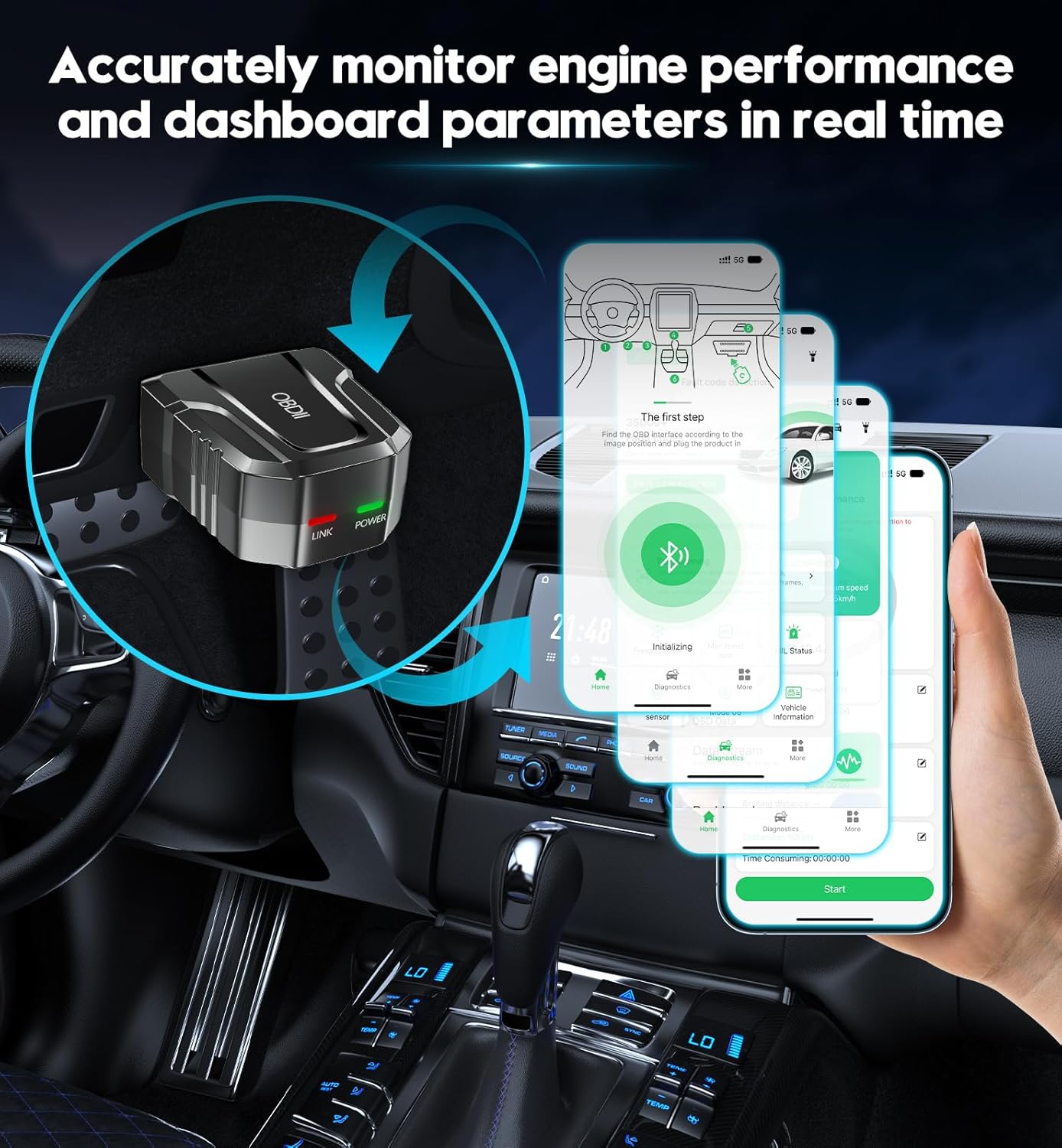 Thumbnail 5 de UMEIJA V011 OBD2 Scanner Bluetooth 5.4