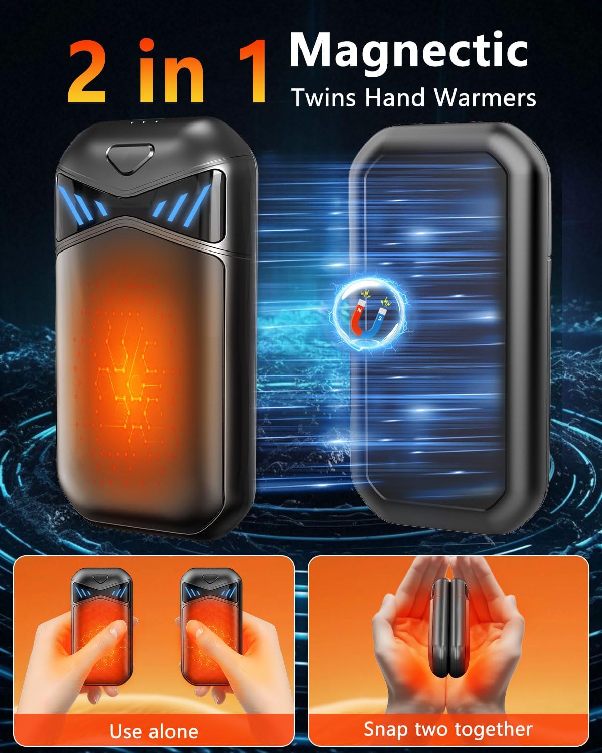 Thumbnail 1 de DDKJ Hand Warmers 7000mAh rechargeable pack