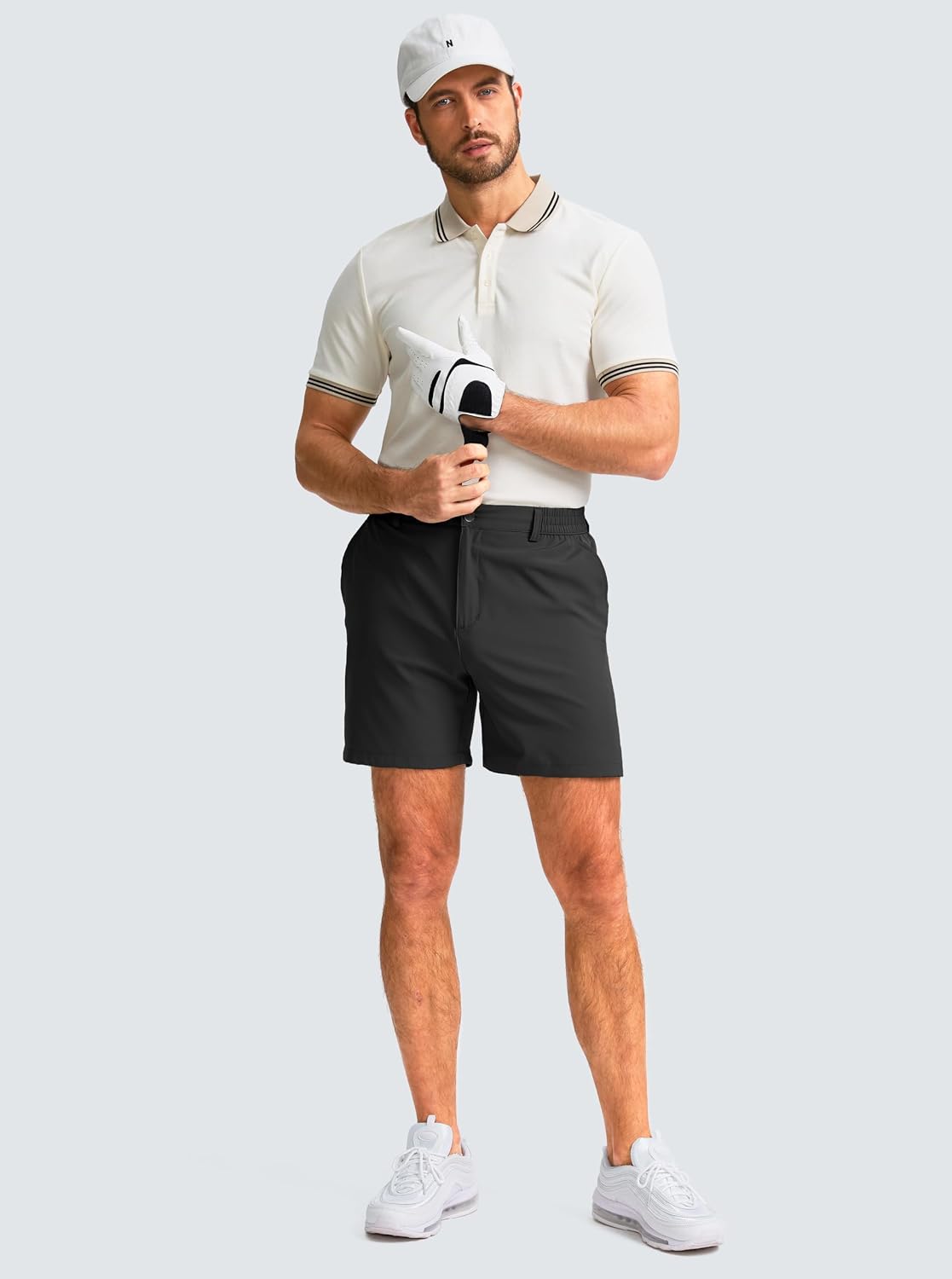 Detalle 1 de Men's golf shorts, 5-inch inseam