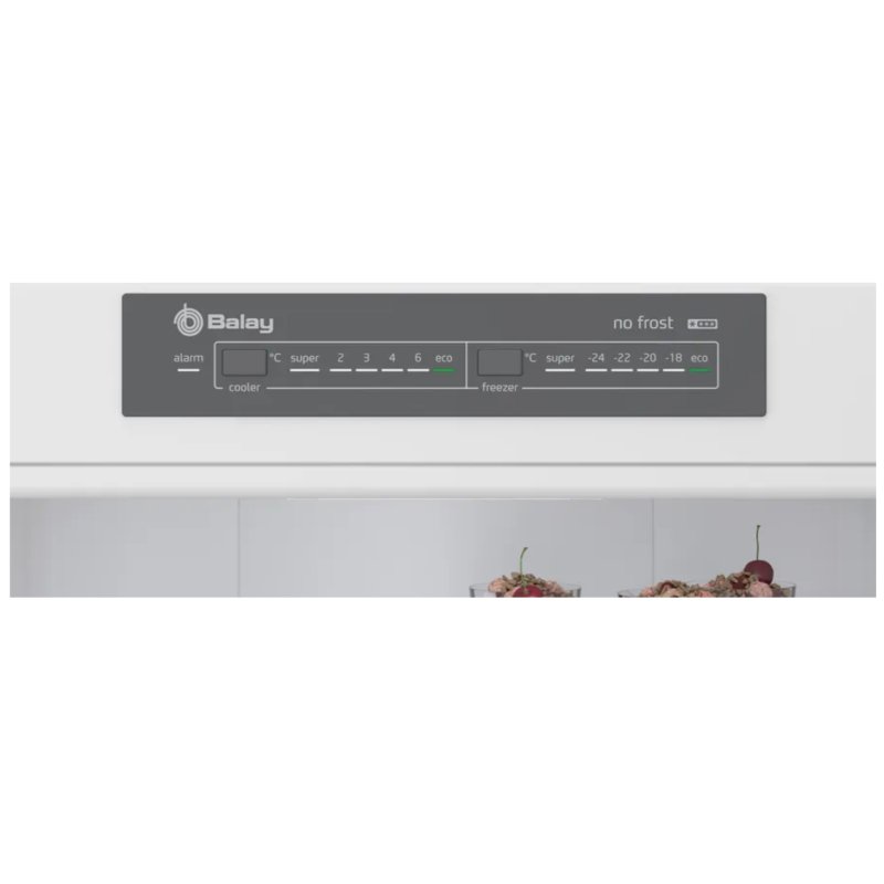 Thumbnail 2 de Balay 3KFD553WI No Frost – Frigorífico Combi de 326 L, 186 cm, Blanco (Zona Fresca)
