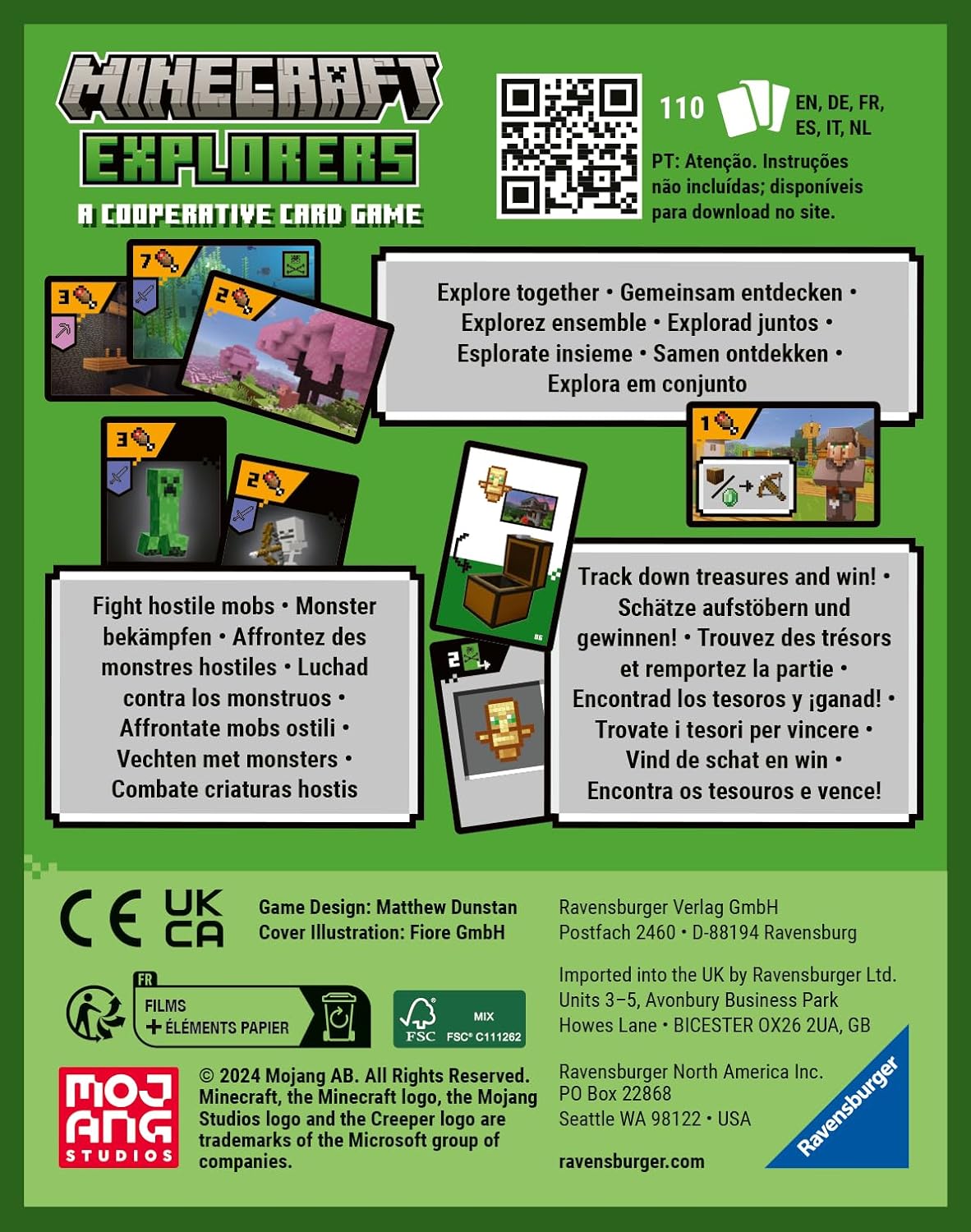 Thumbnail 5 de Ravensburger Minecraft Explorers Card Game 2-4 Players