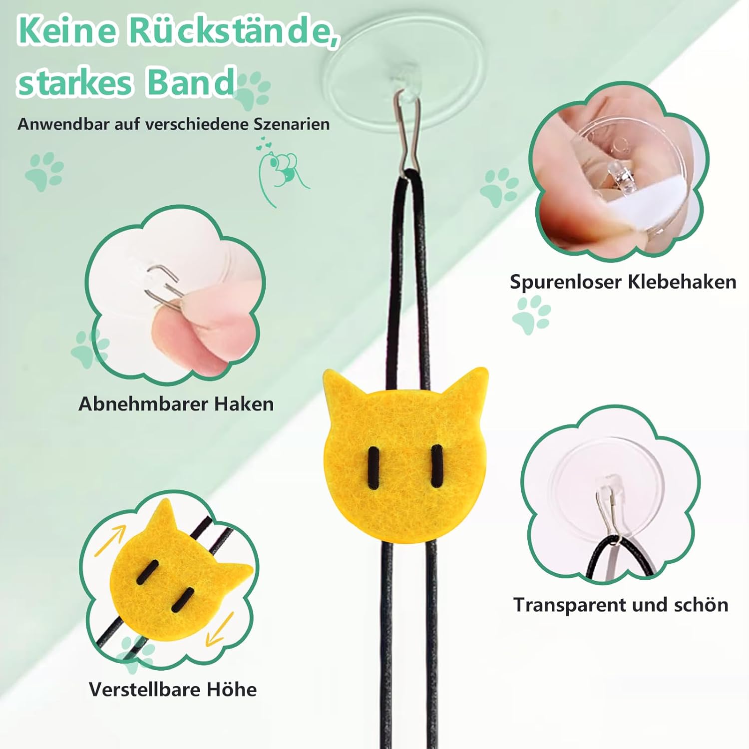 Detalle 1 de FYNIGO Katzenspielzeug 2er Pack