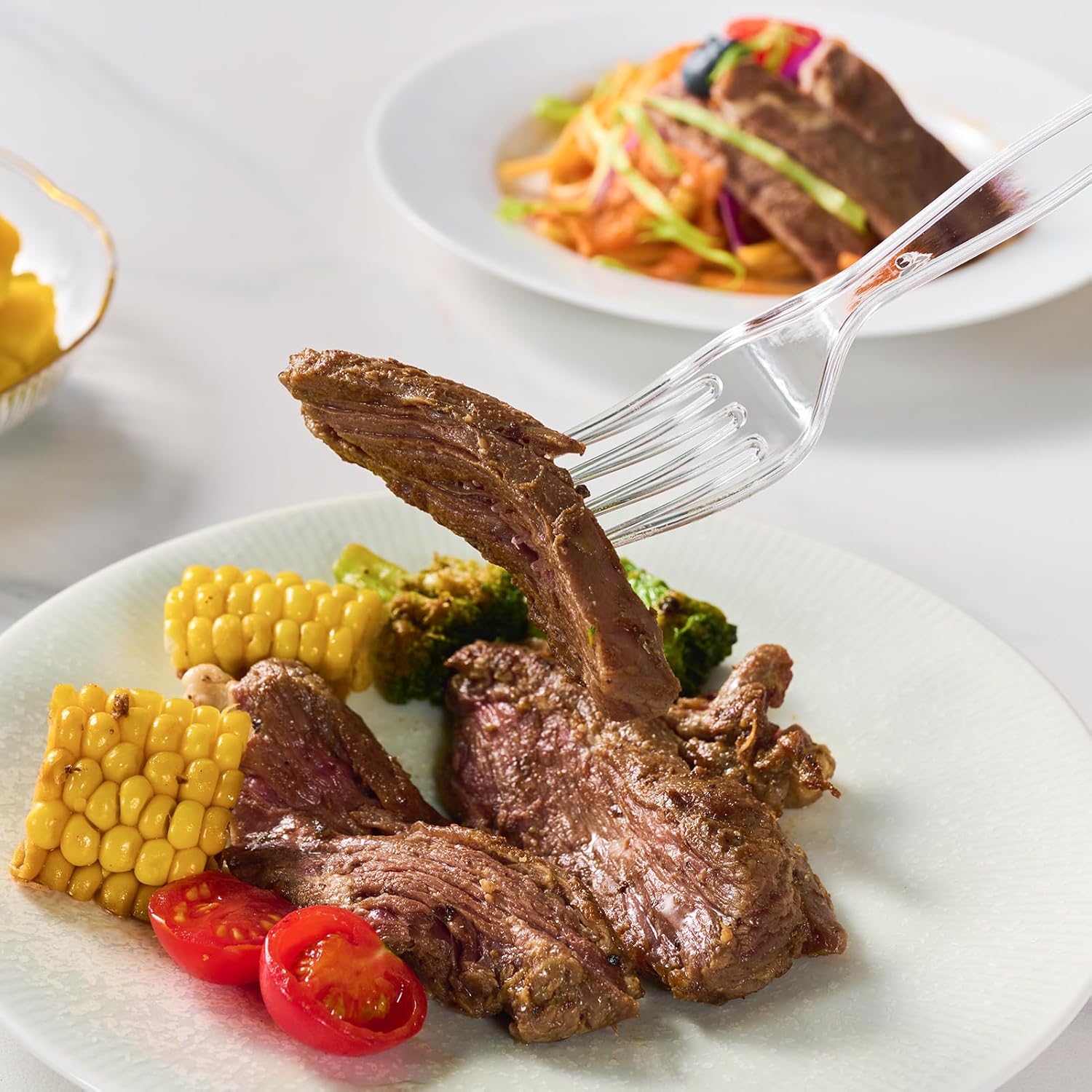 Thumbnail 4 de FOCUSLINE Plastic Forks 360 Count 🍴