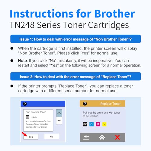 Thumbnail 5 de myCartridge TN248XL 4-Pack TN-248CMYK compatible con Brother (TN248VAL) para MFC-L3760CDW, DCP-L3560CDW y HL-L3220CW