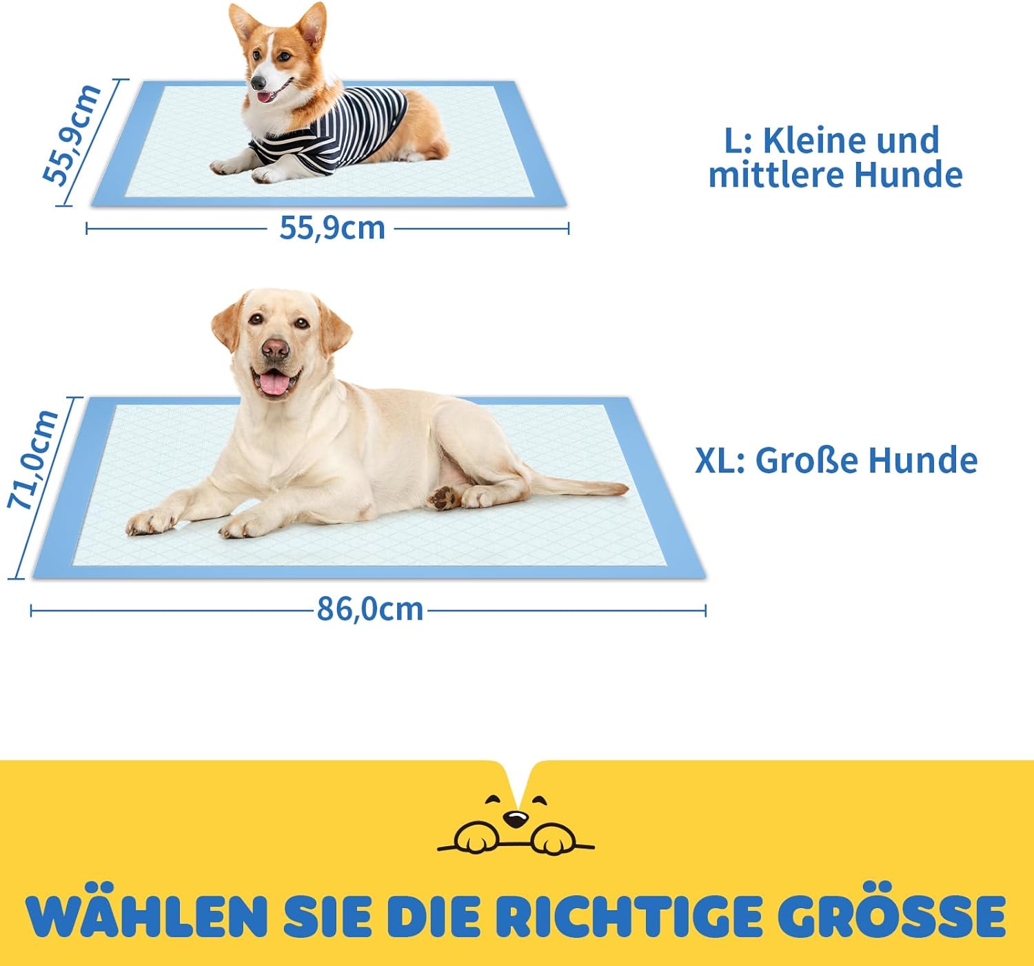 Thumbnail 5 de PIPI Matten 86×71 cm 100 Stück für Hunde