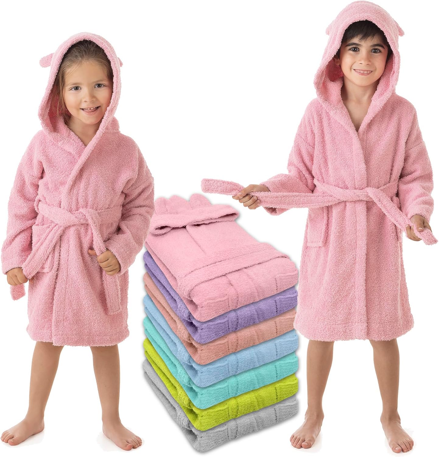 Thumbnail 1 de LEBENGOOD Albornoz infantil 100% algodón 1–12 años