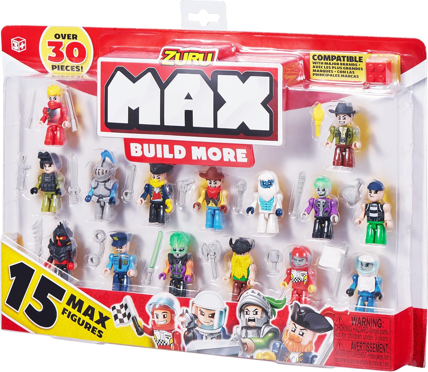 Detalle 2 de Zuru MAX Build More - Juego de 15 Figuras de Construcción 🧱