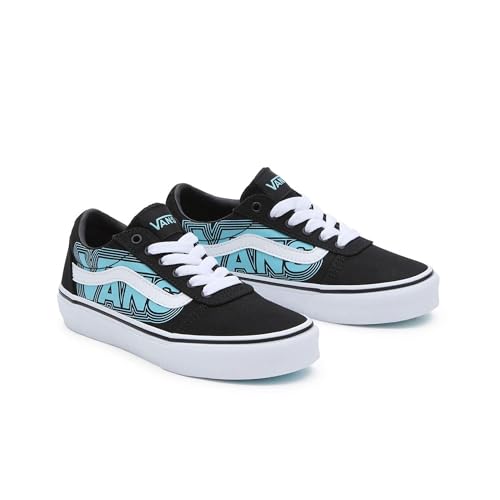 Detalle de Vans Ward: Zapatillas Unisex para Niños Glow Neon Blue y Black, 21 EU