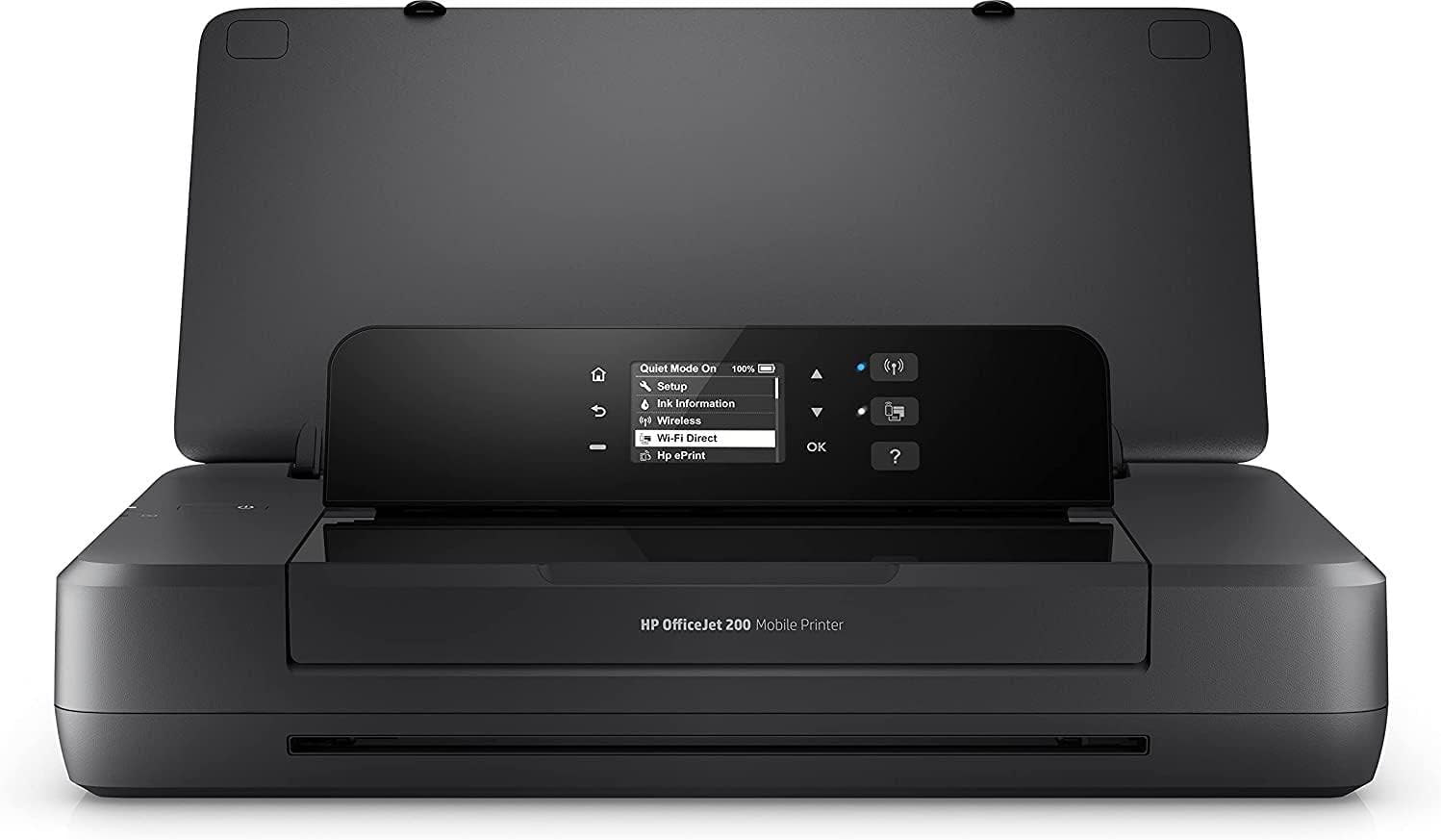 Detalle de HP OfficeJet 200: stampante portatile All‑in‑One con Wi‑Fi e display LED