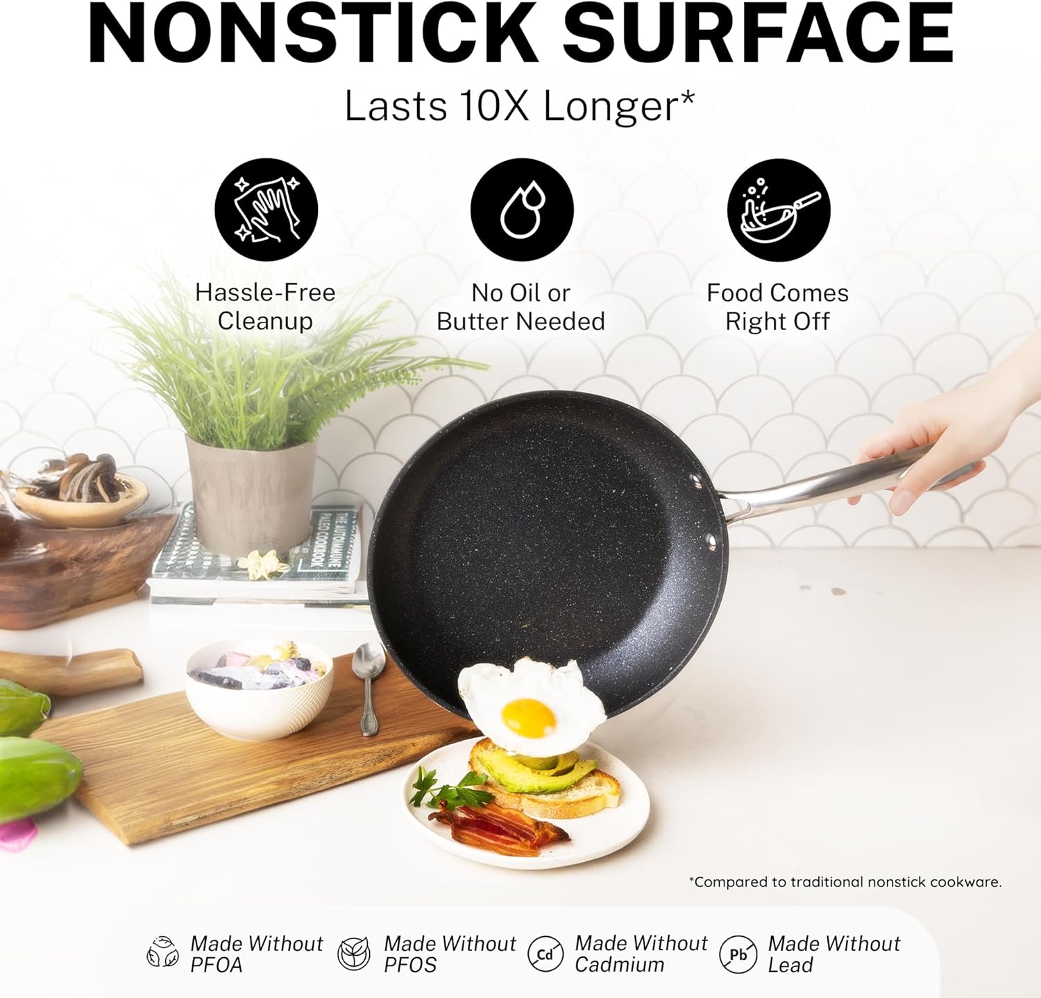 Thumbnail 2 de Granitestone 20 Pc Pots and Pans Set: Diamond Infused Nonstick Kitchen Solution