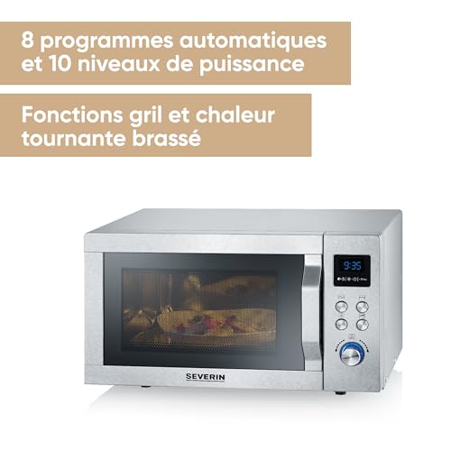Detalle de SEVERIN MW 7774: Four à micro-ondes 25 L avec grill, chaleur tournante et mémorisation