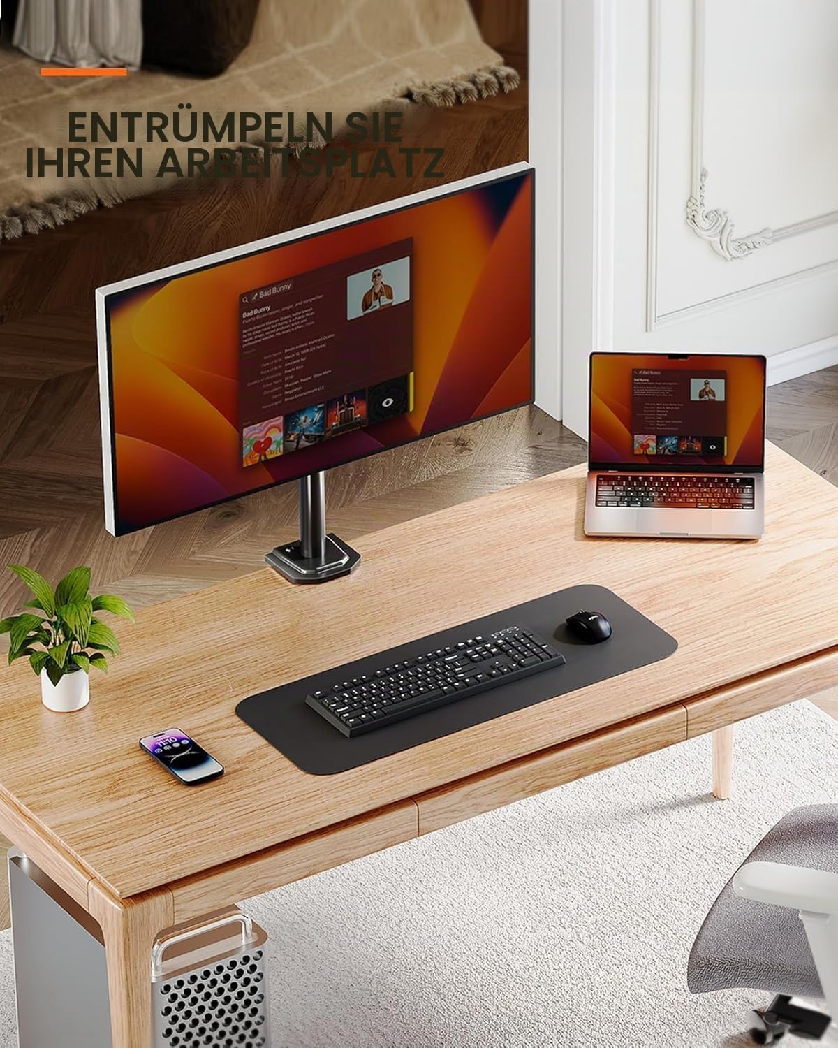 Thumbnail 5 de ErGear Monitor Halterung 8 kg für 13–32 Zoll