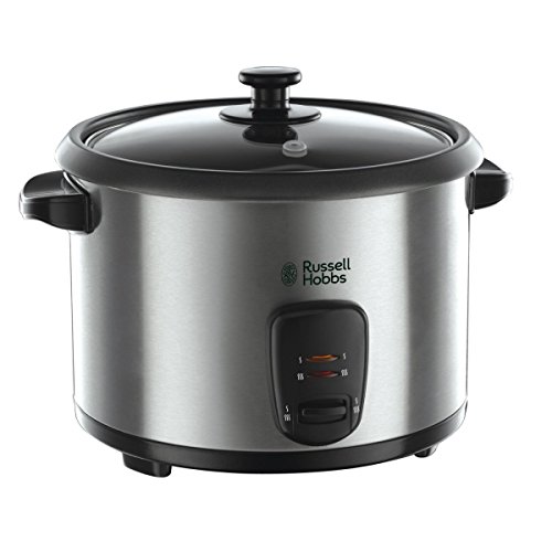 Imagen de Russell Hobbs Cuociriso 1,8 L 700 W, 10 Tazze, Antiaderente con accessori inclusi – acciaio inox en OfertitasTOP