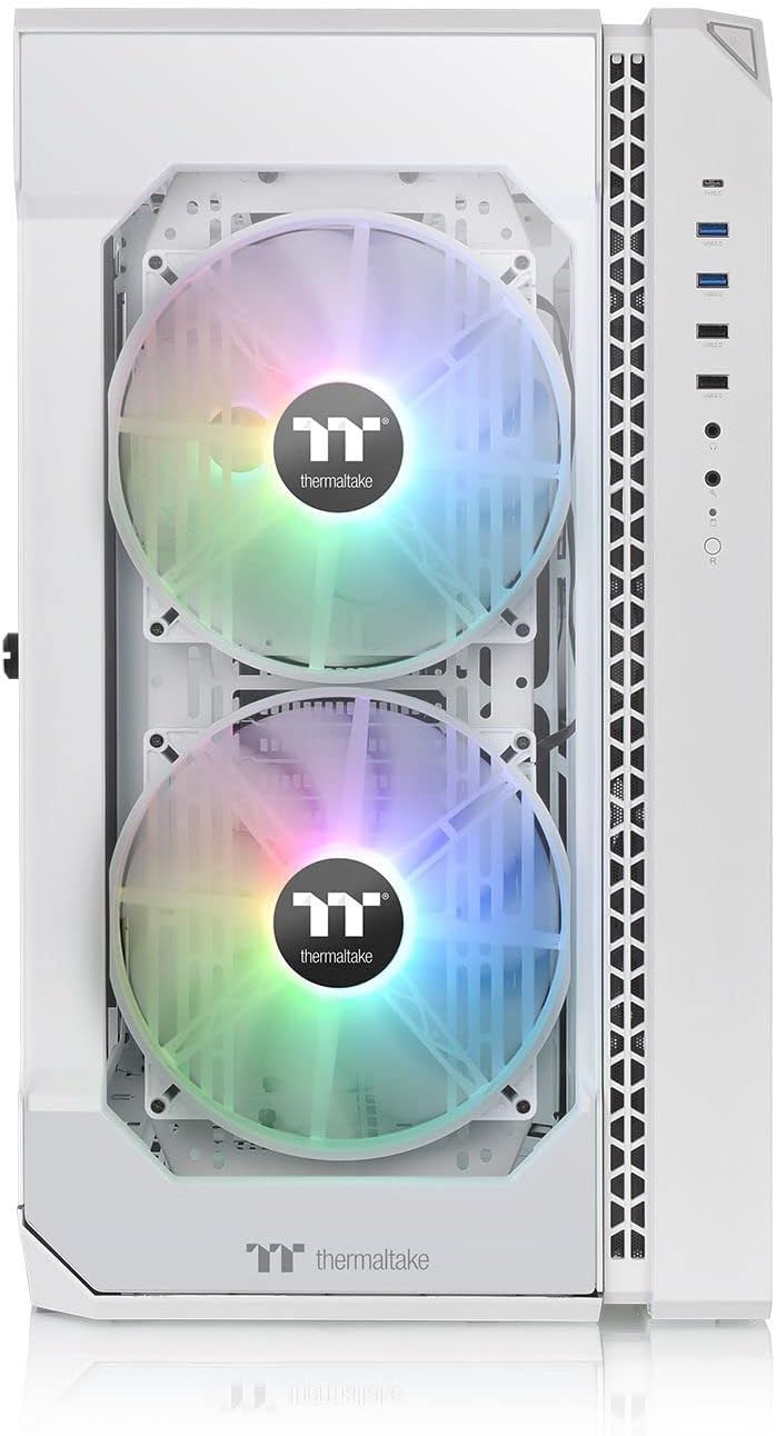 Thumbnail 2 de Thermaltake View 51 TG ARGB Edition Snow (View 51 TG) – PC-Gehäuse für E-ATX, 3× ARGB-Lüfter & 4 mm Hartglas