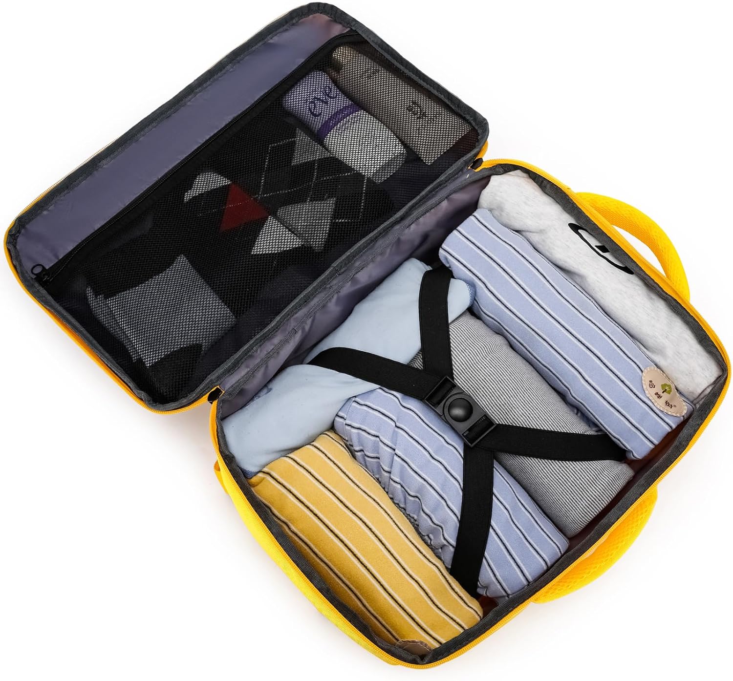 Thumbnail 3 de ENZOSUM 40 x 20 x 25 cm Cabin Backpack, 20L, Yellow