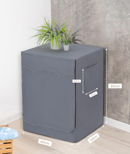 Detalle de HAUSPROFI Copertura Lavatrice Esterno 420D – Protezione impermeabile per lavatrici e asciugatrici