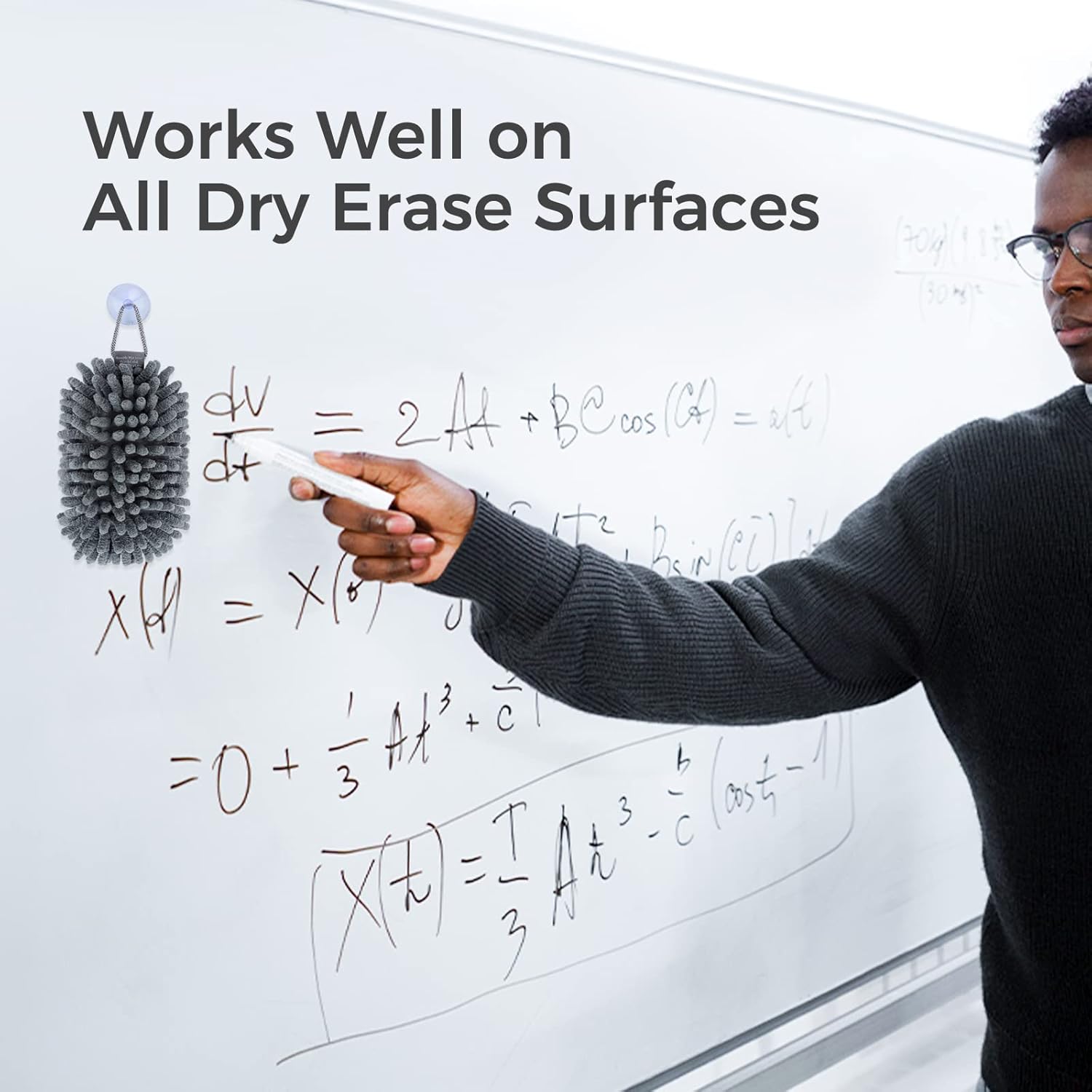 Thumbnail 5 de Loukin Shag Dry Erase Eraser – Washable microfiber whiteboard eraser for classroom, home and office