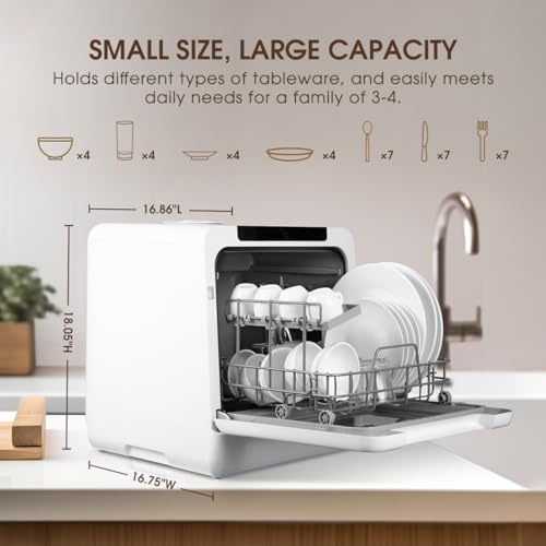 Thumbnail 2 de HAVA Table Top Dishwasher: Compact, Efficient Countertop Model with 8 Wash Programs
